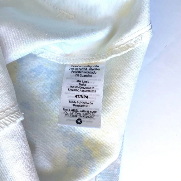 Girls Pastel Colors Overall Dress - Picture 6 of 6